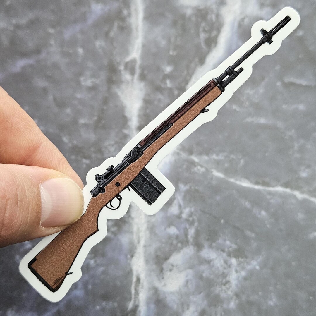 M-14 Vinyl Sticker - Rifle Laminated Decal - Etsy