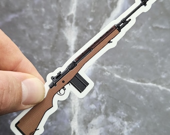 FN Herstal-Pistolas De Armas De Fuego, Rifl, Calcomanías Para Ventanas De Coche, Caja De Pistola, Pegatinas, Material De PVC, Impermeable Y A Prueba De Sol, Tecnología De Tallado - AliExprs