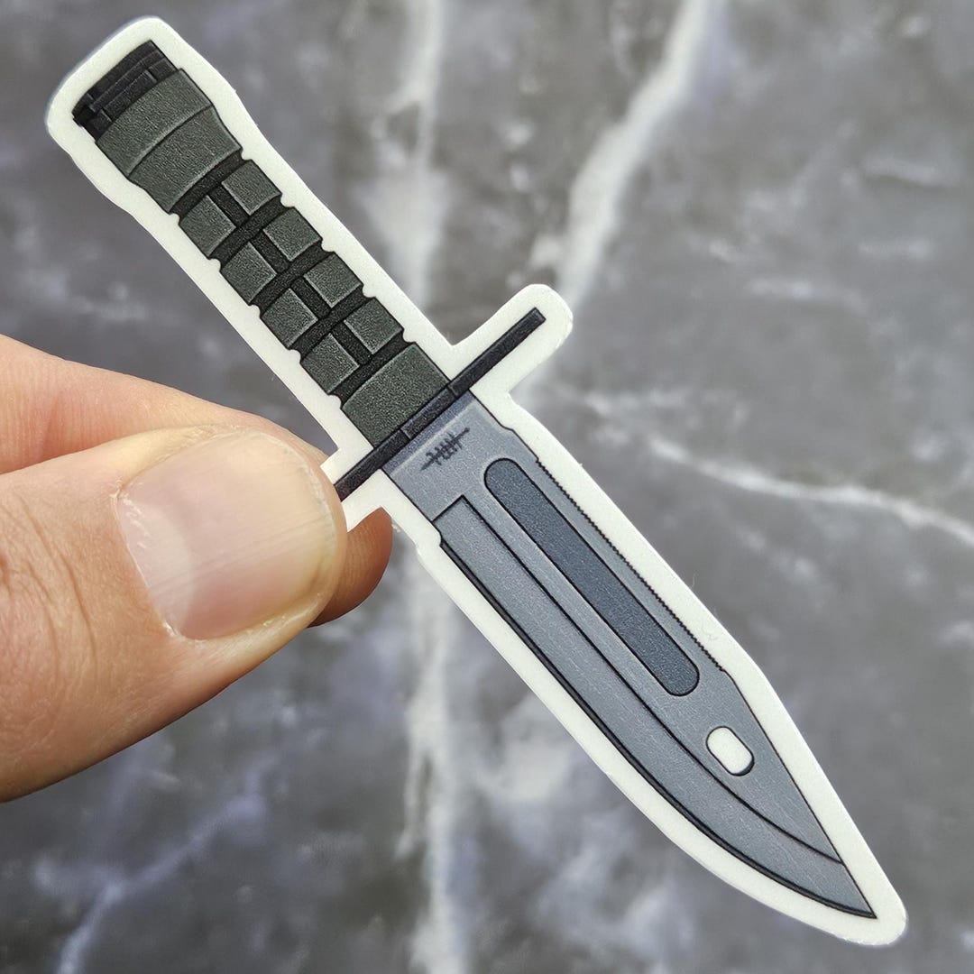 M9 Bayonet Vinyl Sticker - US Army Bayonet Laminated Decal - Etsy