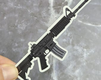 M4A1 Vinyl Sticker - Laminated Assault Rifle Decal