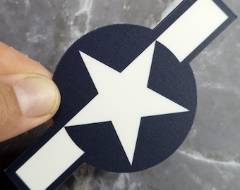 Adesivo Controllo Combattimento Air Force Decalcomania Taglio Colorante - Foto 3