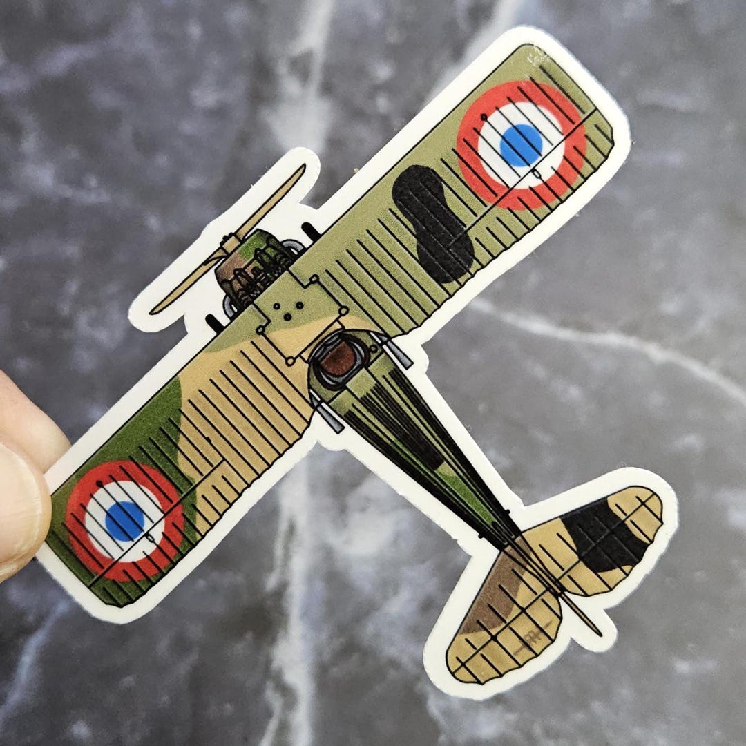 Spad S.XIII Vinyl Sticker - WWI Aviation Laminated Decal - Etsy
