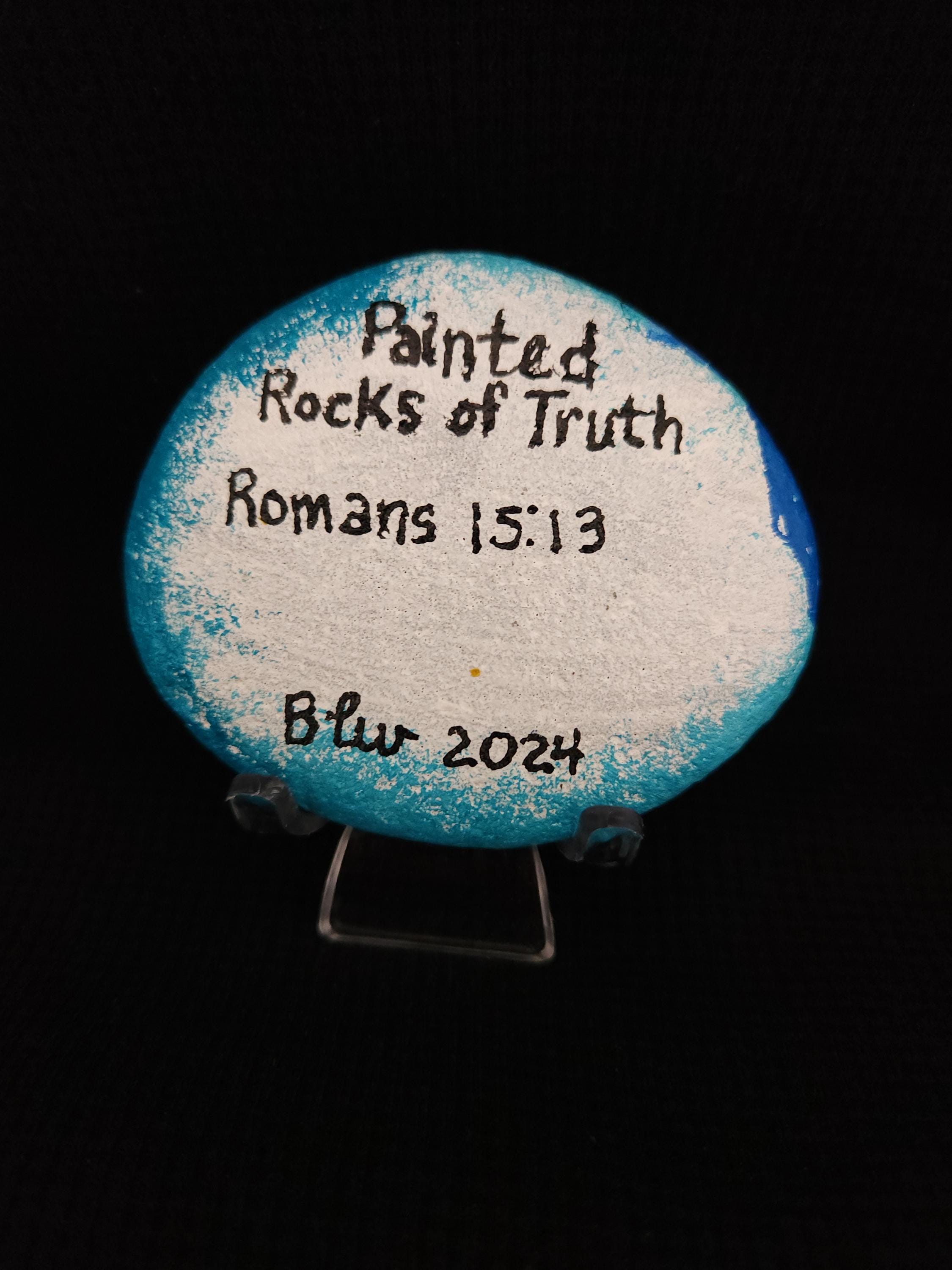 Strength From Christ Painted Rock - Etsy