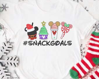 Disney Snacks-tröja, Disney Snack Goals-tröja, Disney-semestertröja, Disneyland-kläder, matälskare Disney-presenter, Musse Pigg-öron-glass