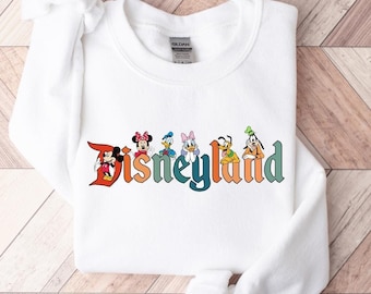 Disneyland Sweatshirt, Magical Land Sweatshirt, Disneyland Hoodie, Mickey and Friends Sweatshirt, Disney Family Sweat, Disney Trip Sweater