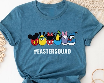 Disney Easter Squad Shirt, Mickey and Friends Easter Shirt, Disney Family Easter, Disneyworld Easter, Epcot Easter Trip Shirt,Easter Egg Tee