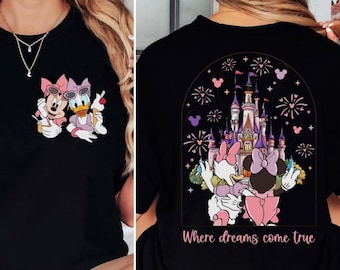 Maglietta estiva Disney Magic Kingdom Minnie Daisy, Maglietta Where Dreams Come True, Maglietta Disney Besties, Maglietta Disney Trip, Maglietta Disneyworld,
