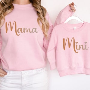 Matching Mama and Mini Sweatshirts, Mama Sweatshirt, Mother Daughter Sweaters, Mommy & Me Matching Sweatshirt, New Mom Gift, Gift for Mother
