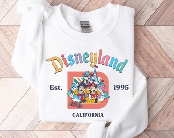 Disneyland Est. 1955 Sweatshirt,  Disneyland California Sweatshirt, Disneyland Sweater, Disney Parks Sweatshirt,Disneyland California Hoodie