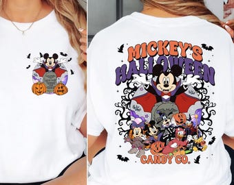 Mickey's Halloween Shirt, Candy Co. T-Shirt, Halloween Shirt, Mickey and Friends Ghost Shirt, Spooky Season Tee, Halloween Family Vacation