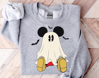 ミッキーパンプキントラックスウェットシャツ、ディズニーミッキー