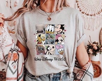 Retro Walt Disneyworld Shirt, Vintage Disneyworld Shirt, Mickey And Friends Shirt, Vintage Disneyworld Shirt, Disneyland T Shirt,Disney Gift