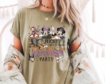 Mickey's Not So Scary Halloween Party Shirts, Halloween Party 2025, Disney Halloween Shirt, 2025 Halloween Disney Family Shirt,Halloween Tee