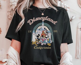 Disneyland California Shirt, Retro Disneyland California Tee, Disneyland Est 1955 Shirt, Family Disney Shirt, Disneyland Vacation,Disney Tee