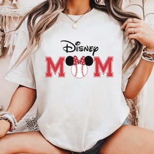 Disney Baseball Mom Shirt, Minnie Head Baseball Mom Shirt, Minnie Head Baseball Shirt, Minnie Mouse Mom Softball Shirt, Disney Mom Shirt