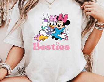 Minnie And Daisy Besties Shirt, Daisy Duck And Minnie Mouse Shirt, Magical Kingdom Shirt, WDW Girls Trip Shirt, Disney Besties Shirt