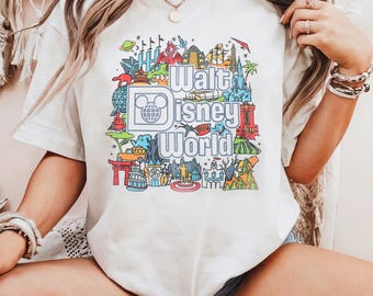 Walt Disneyworld Shirt, Mickey And Friends Shirt, Disney World Shirt, Retro Walt Disney Shirt, Magic Kingdom Shirt, Disney Vacation Tee