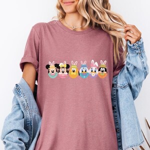 Mickey & Friends Easter Eggs Shirt, Disneyland Happy Easter Shirt, Mickey Easter Shirt, Epcot Easter Trip Shirt, Disney Characters Tee