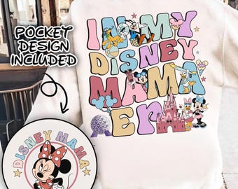 In meinem Disney Mom Ära Minnie Sweatshirt, Disney Mom Sweatshirt, Schwangerschaftansage, Disney Geschenk, Disney Muttertag Hoodie, Disney Mama