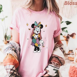 Comfort Colors® Disney Jack and Sally Halloween Shirt, Jack Mickey and Sally Minnie Shirt, Disney Halloween Couples Shirt, Spooky Season Tee image 7