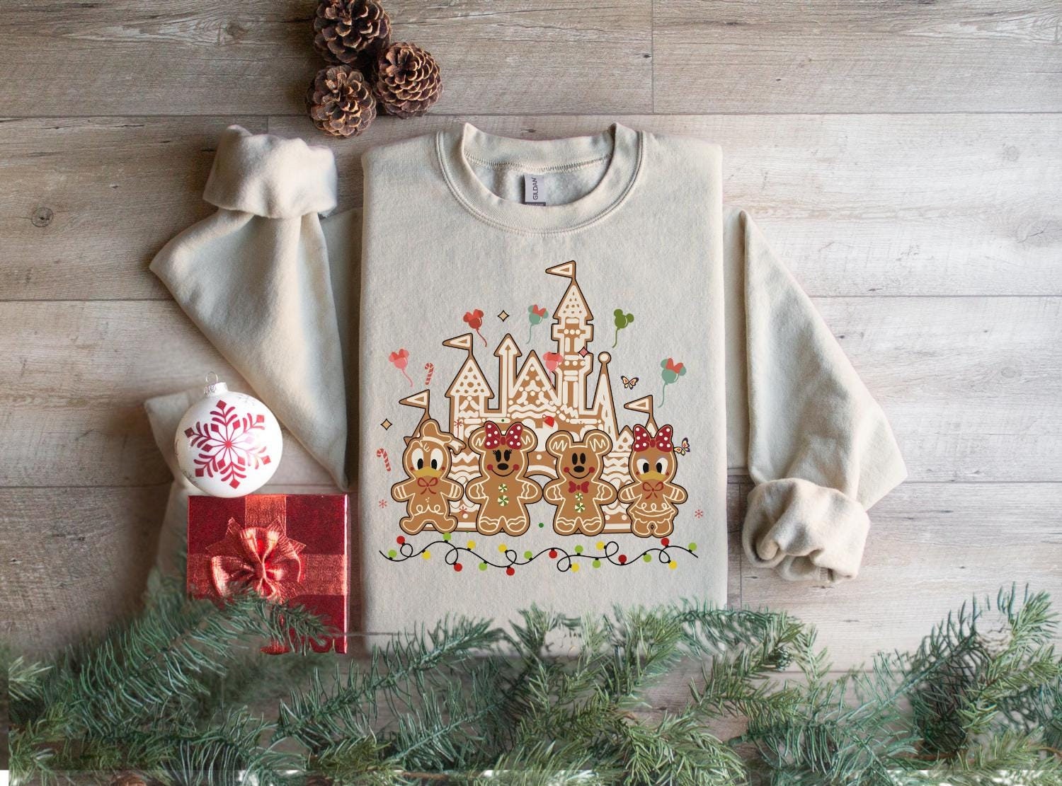 Christmas Sweatshirt Disney Princess Sweater Ugly Disney Christmas