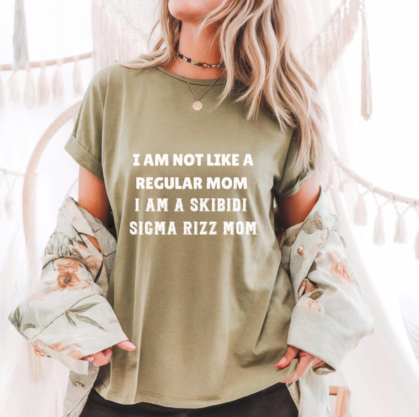 Sigma Mom I Am Not Like A Regular Mom I Am A Skibidi Sigma Rizz Mom Shirt, Funny ...