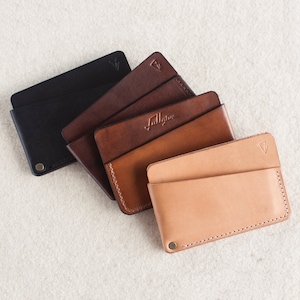 3 Pocket Minimal Leather Wallet // by fullgive