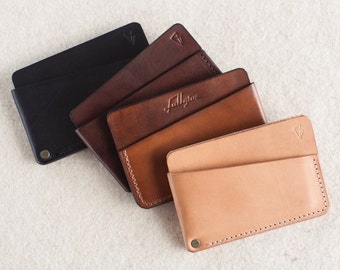 3 Pocket Minimal Leather Wallet // by fullgive