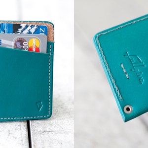 Minimal Leather Wallet // slim by Fullgive in - Etsy