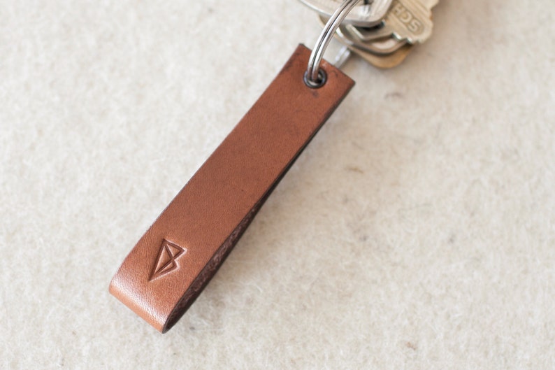 Java Leather Key Fob // FREE Personalization Etsy