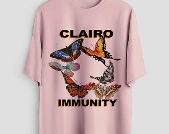 Clairo Immunity T-Shirt: 90s Retro Pop Rock Music Merch Shirt, Sweatshirts Hoodie