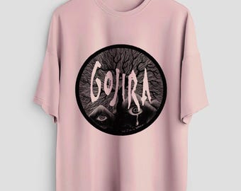 Gojira T Shirt, Heavy Metal Band Music Merch Shirt, Retro 90s Personalized Casual T-Shirt