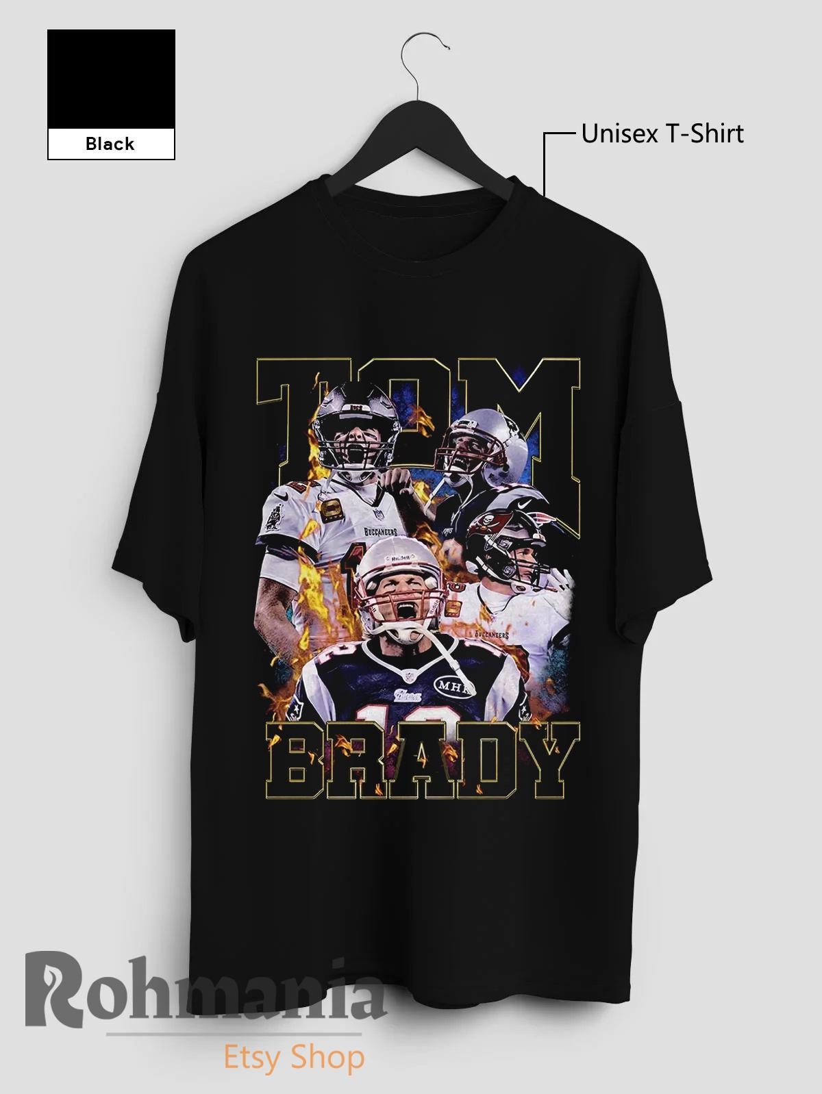 Super Bowl Team Tom Brady Shirt NFL T Shirt Mens XL Tom Brady