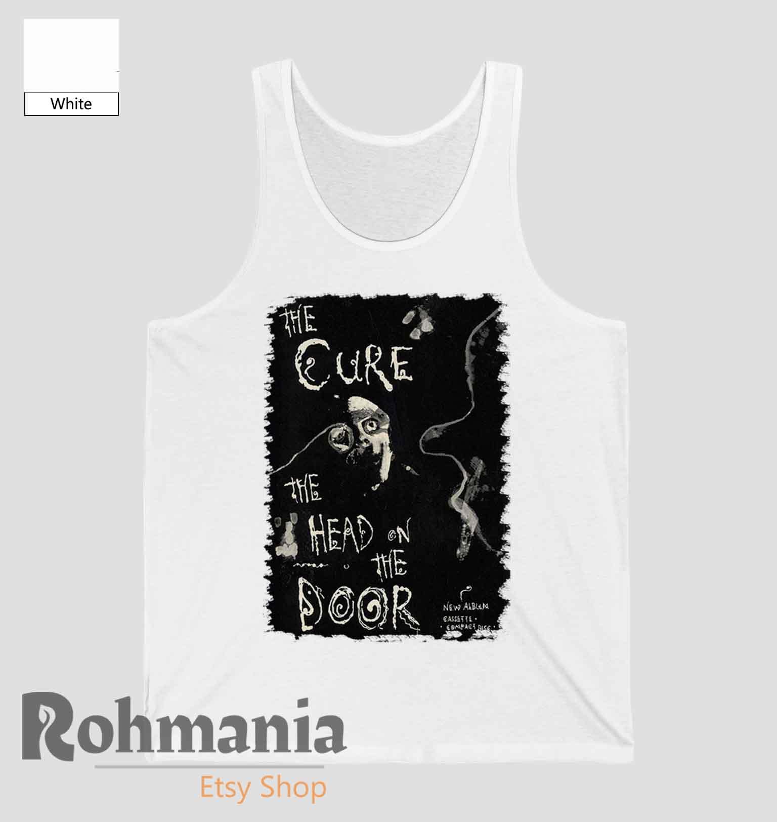 The Cure 'head on the Door' T-shirt: 90s Retro Rock Band Music