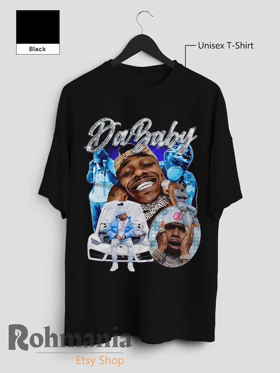 HIPHOPアーティストtシャツ サイズXL Dababy Rapper T-shirt: 90s Retro Rap Hip Hop Music Fan Merch Shirt
