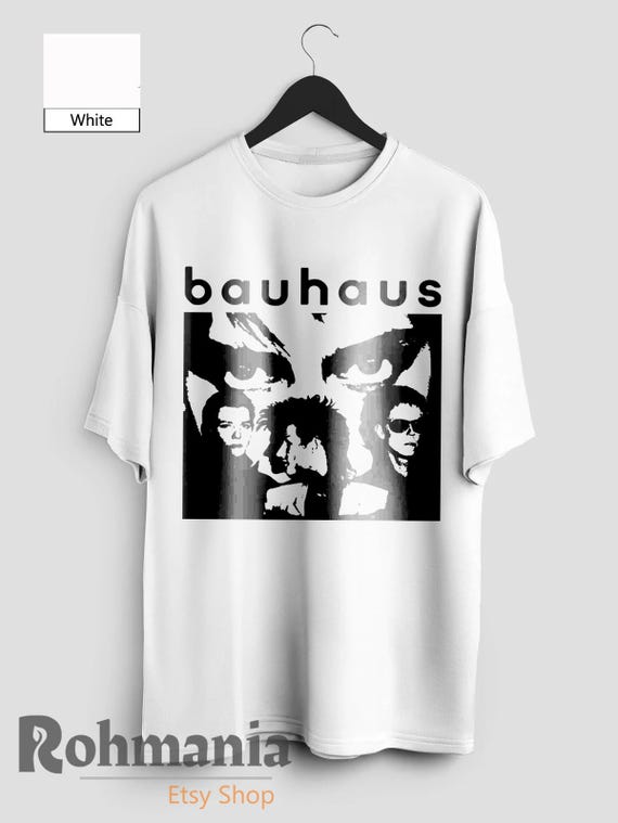 Bauhaus Band T Shirt, Rock Music Merch Shirt, Retro 90s Casual T