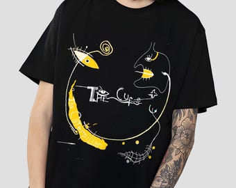 The Cure T-Shirt, Rockband Musik Merch Shirt, Retro 90er Jahre personalisiertes lässiges T-Shirt