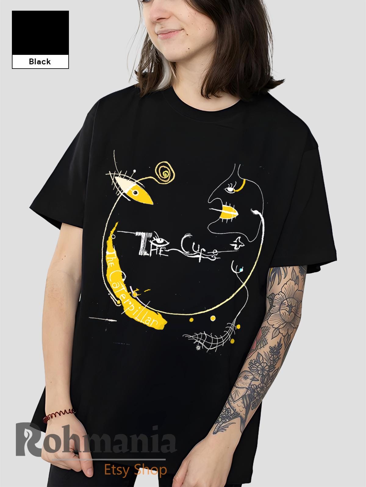 T SHIRT FEMME THE CURE REFLEXIONS TAILLE X L 42/44 NEUF MADE IN US