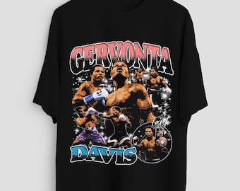 Camiseta Gervonta Tank Davis, camiseta de boxeo, camiseta informal personalizada
