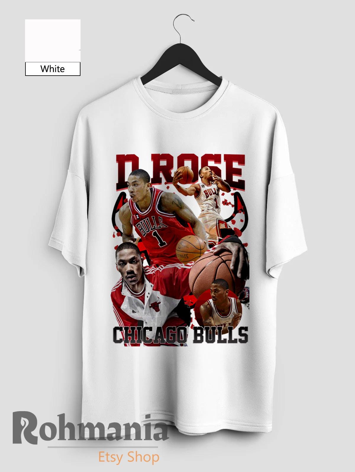 未使用 Derrick Rose 引退記念 Tシャツ ブルズ Mサイズ NBA Derrick rose t shirt - Etsy 日本