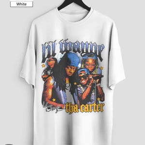 リル・ウェイン・ザ・カーター Tシャツ、ラップ ヒップホップ ミュージック シャツ、パーソナライズされたカジュアル T シャツ