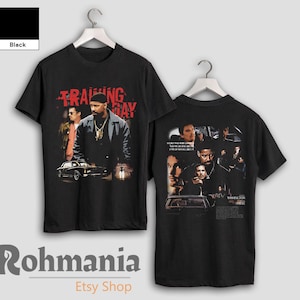 Koszulka z filmu „Dzień próby”: Denzel Washington w stylu retro lat 90.