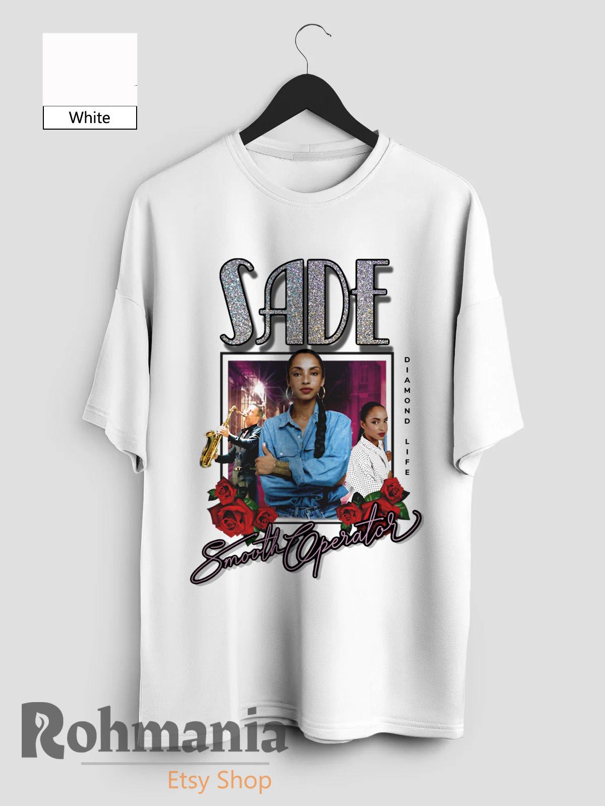 Sade Smooth Operator T-shirt: 90s Retro Jazz Band Music Merch