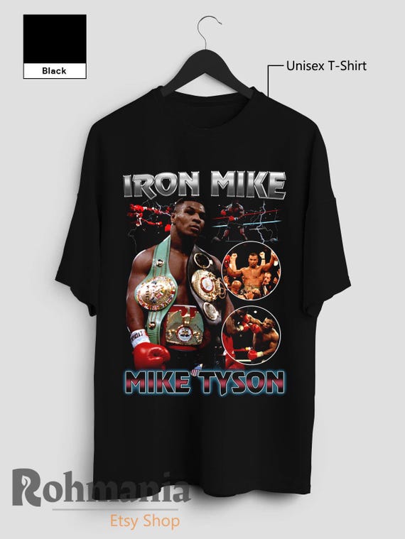 アイアン・マイク・タイソンTシャツ：90年代レトロスポーツボクシング