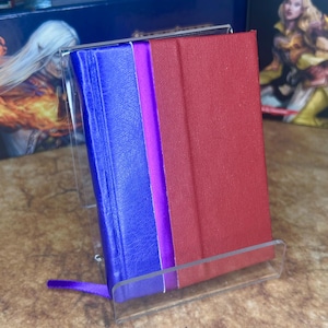 Magneto Inspired Mini Hardback Card Holder for Heroclix and Other Games. Holds Up to 20 Cards.