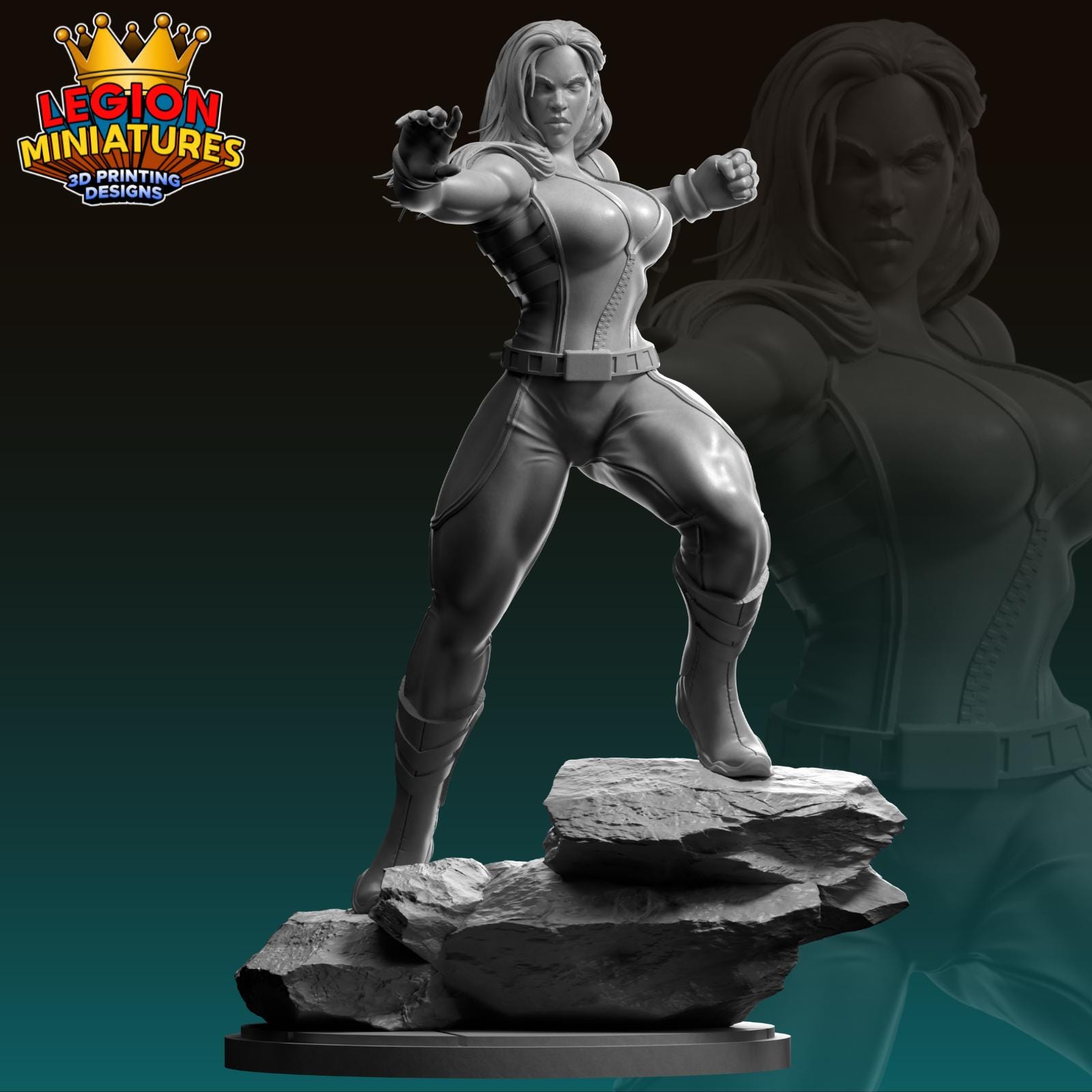 Crimson She Bulk - 32mm, 40mm (marvel Crisis Protocol Scale), or