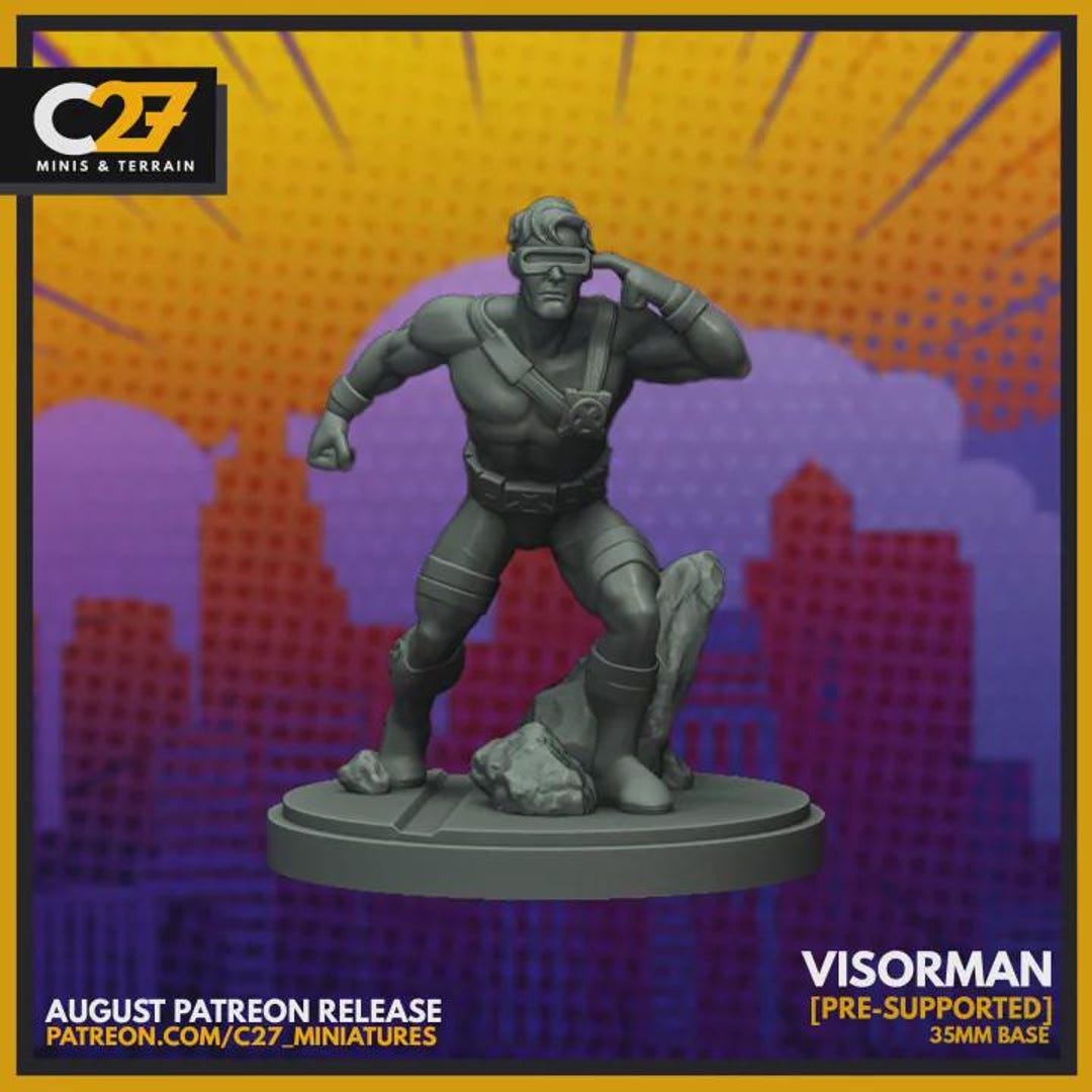 Biclops 7 - 32mm, 40mm (MCP Scale), or 75mm Miniature, 16k Definition ...