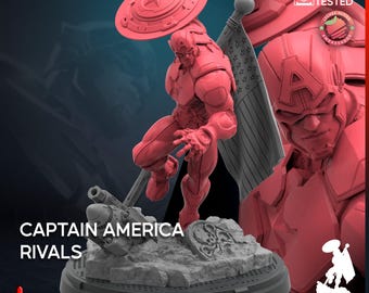 Captain Mexico, Rivals - 32mm, 40mm (MCP Scale), or 75mm Miniature, 16k Definition