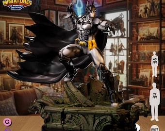 Ratman Arkham - 32 mm, 40 mm (skala MCP) lub miniatura 75 mm, rozdzielczość 16k