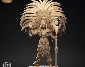 History Aztec Maya Artifact Carved Tezcatlipoca Sculpture Statue